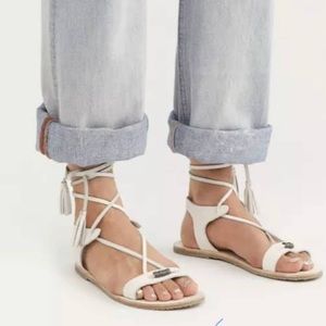 Free People Brynn Marr Wrap Sandal White